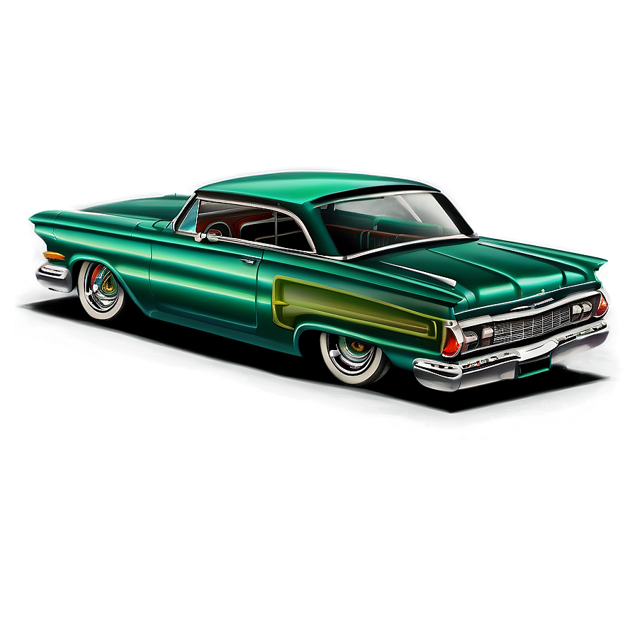 Classic Lowrider Car Design Png Upf PNG