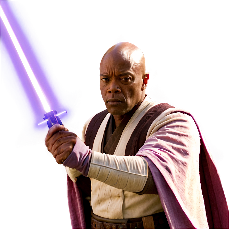 Classic Mace Windu Png Acu PNG