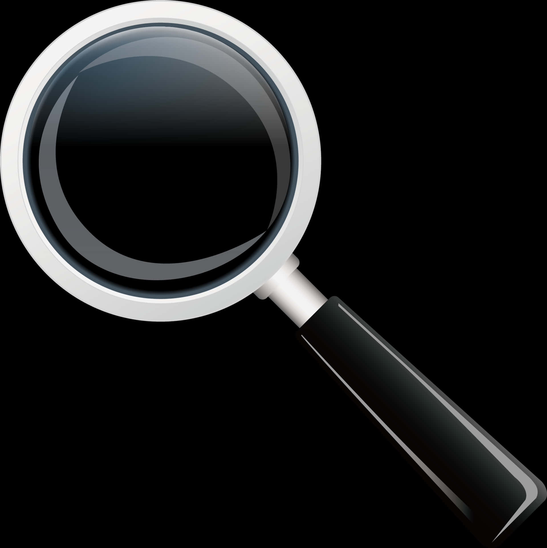 Classic Magnifying Glass Icon PNG