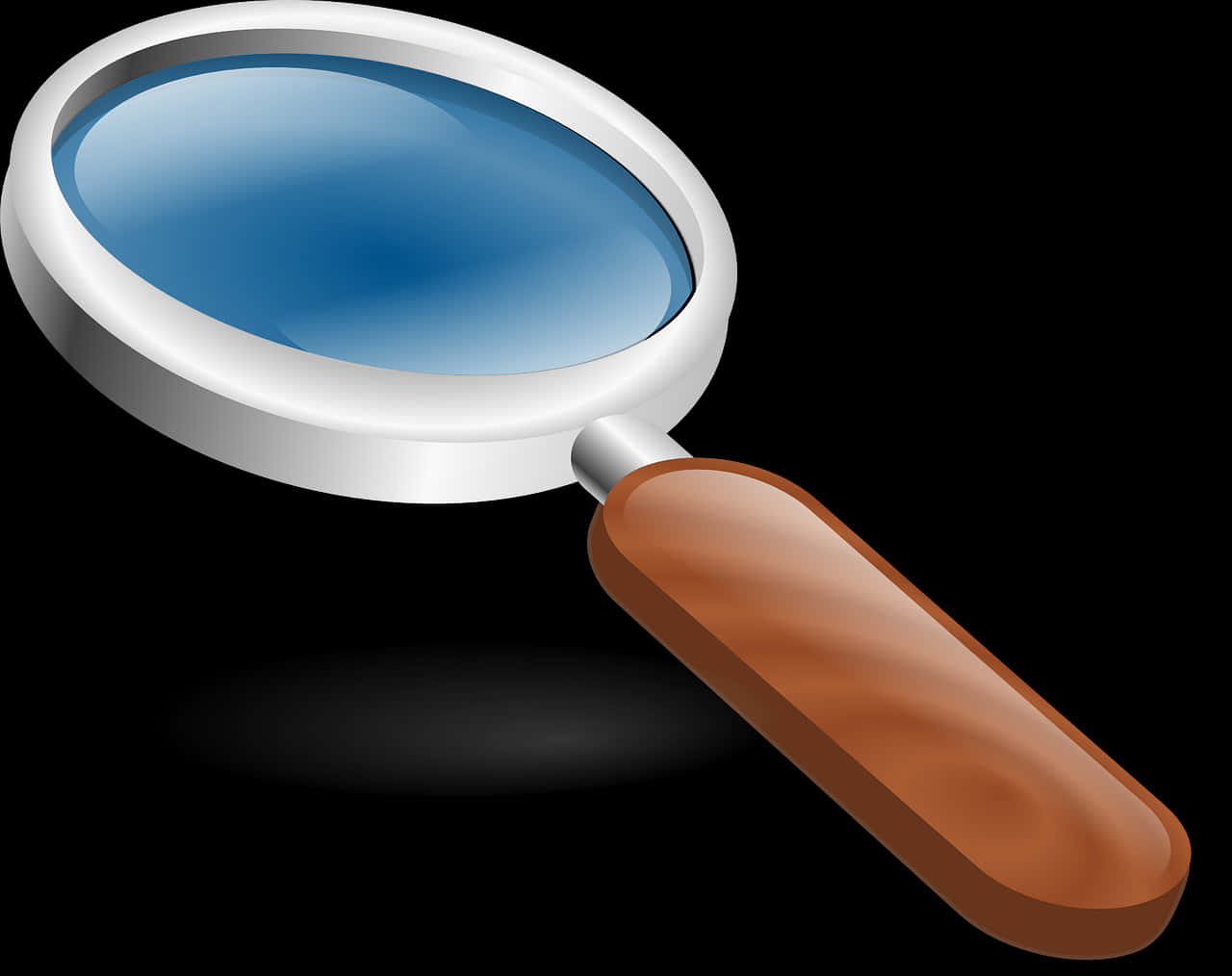 Classic Magnifying Glass Illustration PNG