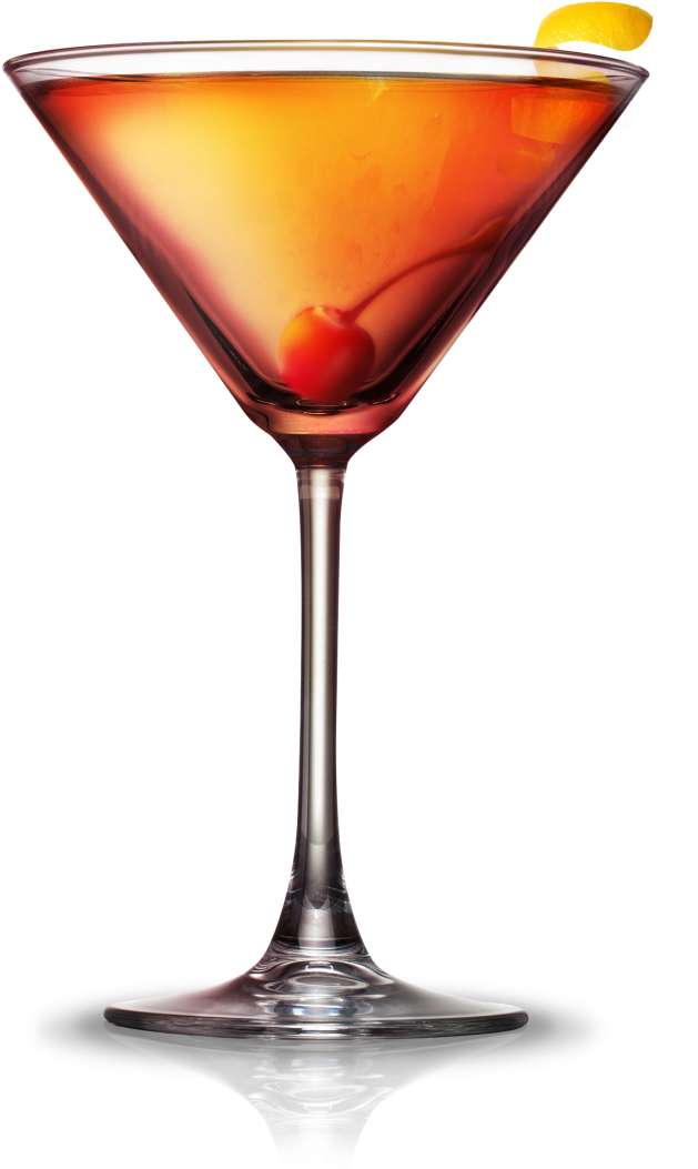 Classic Martini Cocktailwith Olive PNG