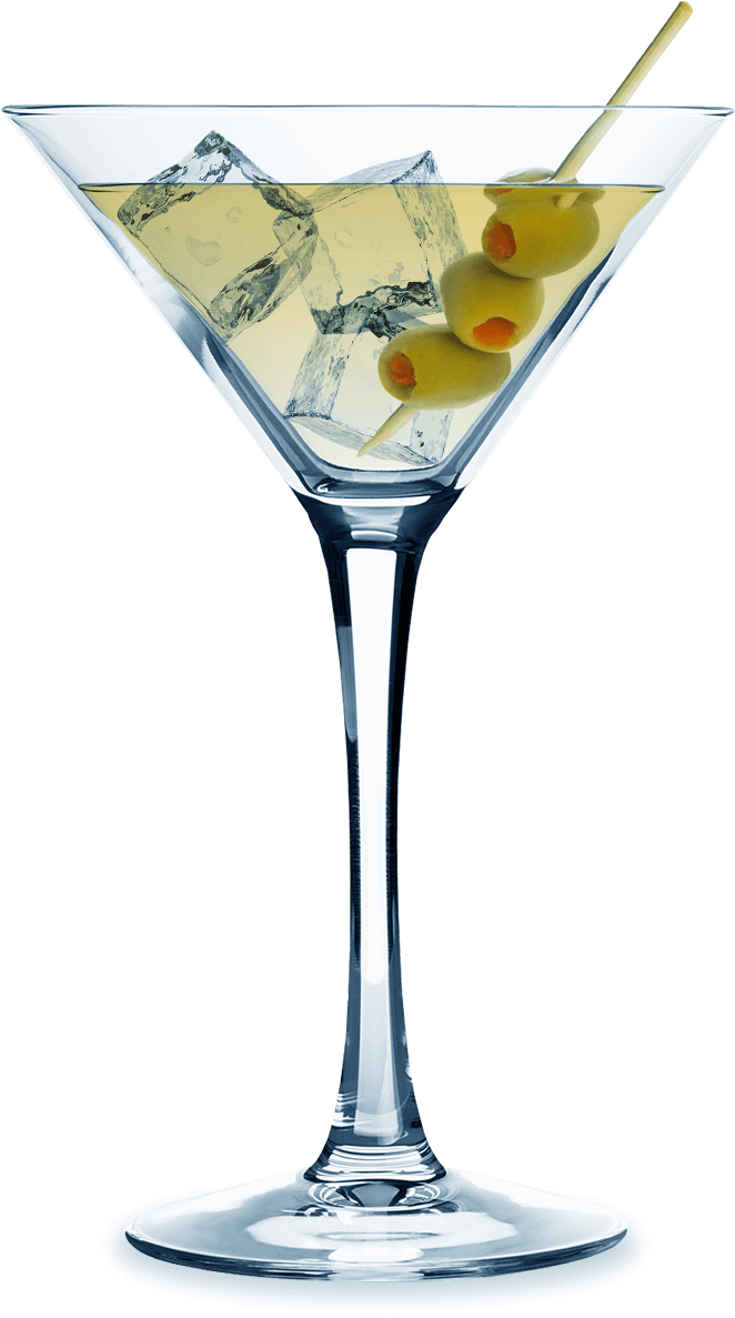 Classic Martiniwith Olives PNG