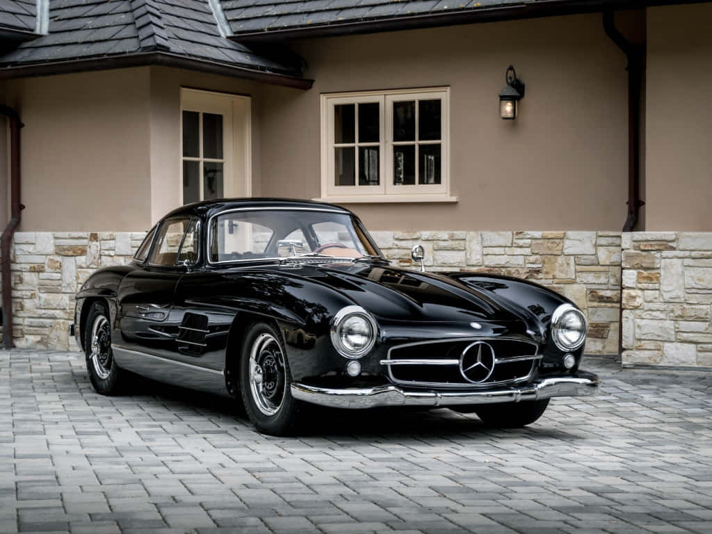 Enjoy the classic styling of the timeless Mercedes Wallpaper