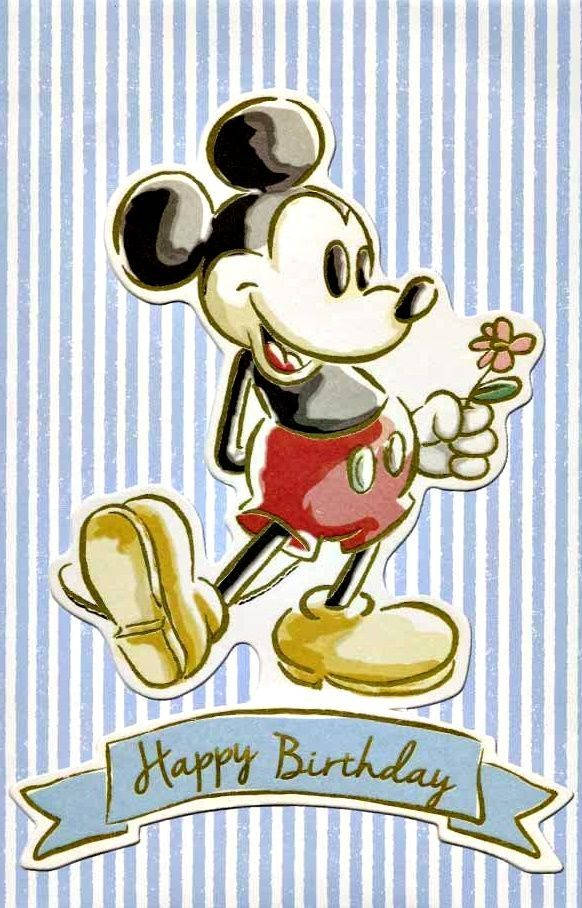 Classic Mickey Mouse Birthday Wallpaper