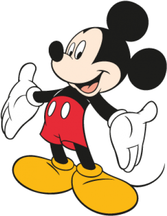 Classic Mickey Mouse Pose PNG