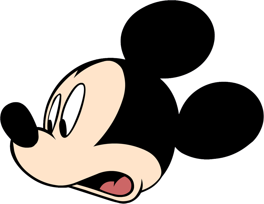 Classic Mickey Mouse Profile PNG