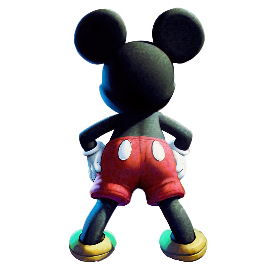 Classic Mickey Mouse Shadow Png Rku3 PNG