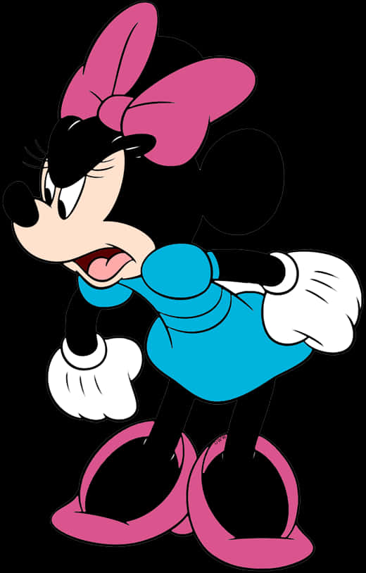 Classic Minnie Mouse Pose PNG