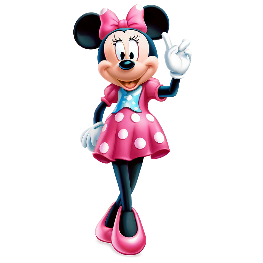Classic Minnie Mouse Pose Png Imx PNG