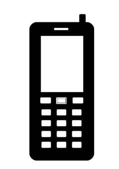 Classic Mobile Phone Icon PNG