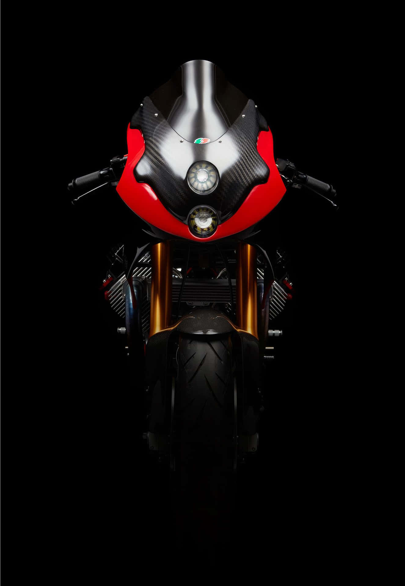 Download Classic Moto Guzzi Motorcycle In Its Pristine Glory Wallpaper ...