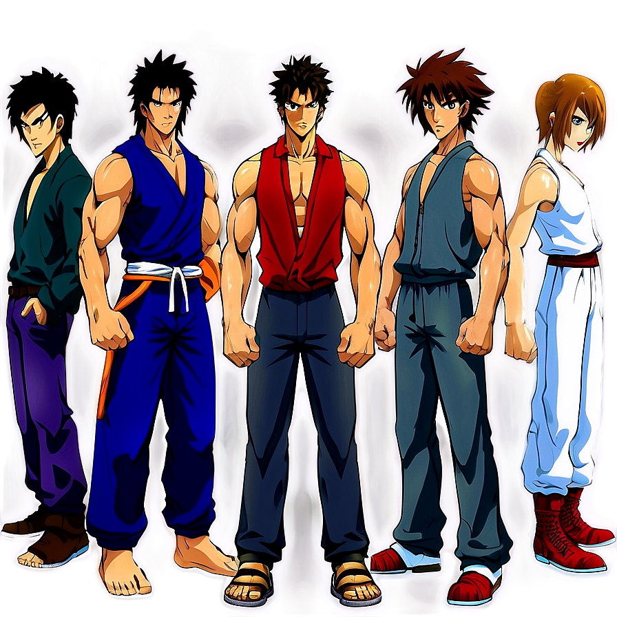 Classic Mugen Characters Lineup Png Whw PNG