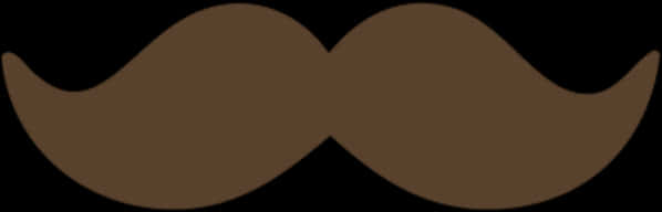 Classic Mustache Icon PNG