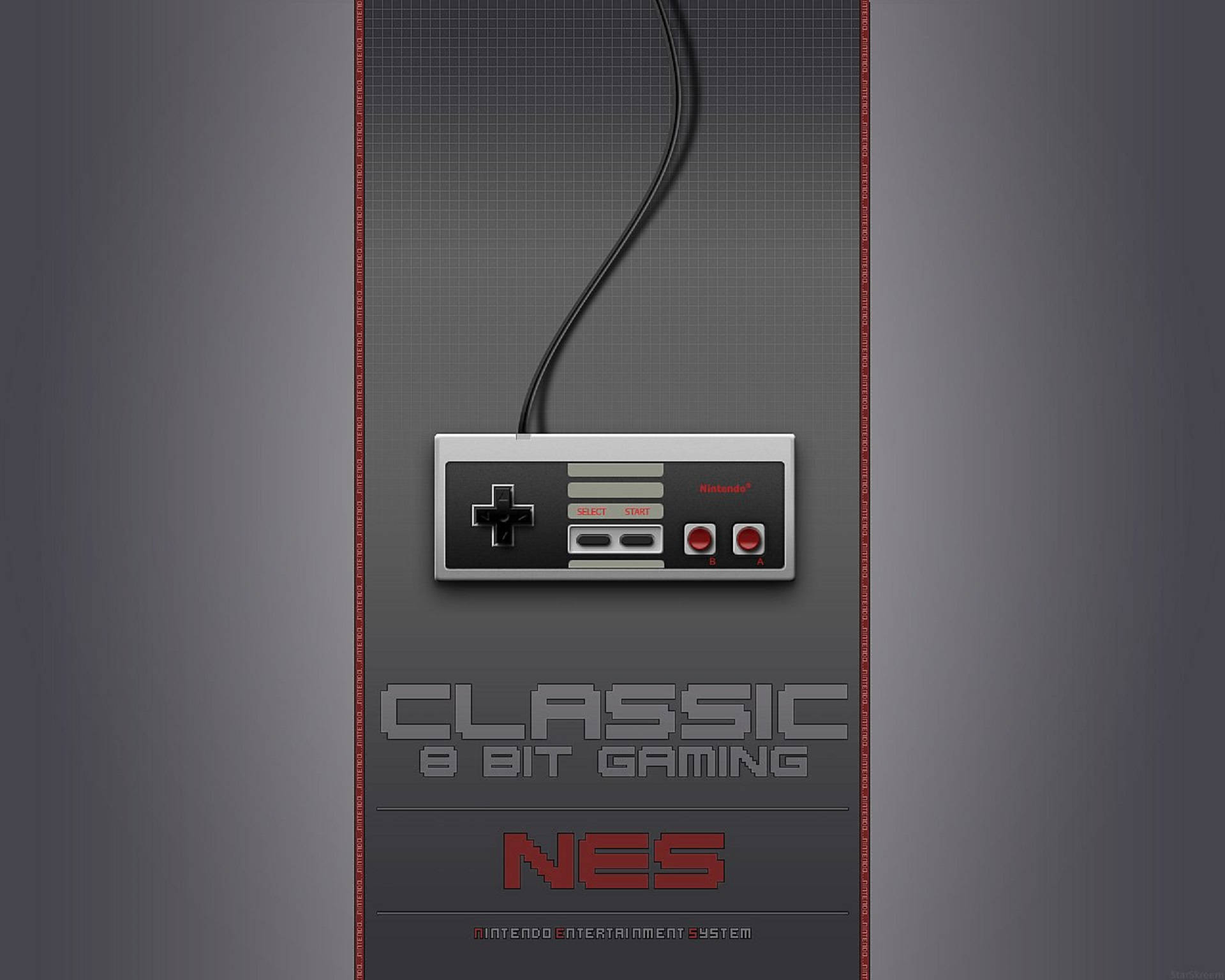Classic NES Controller Poster Wallpaper