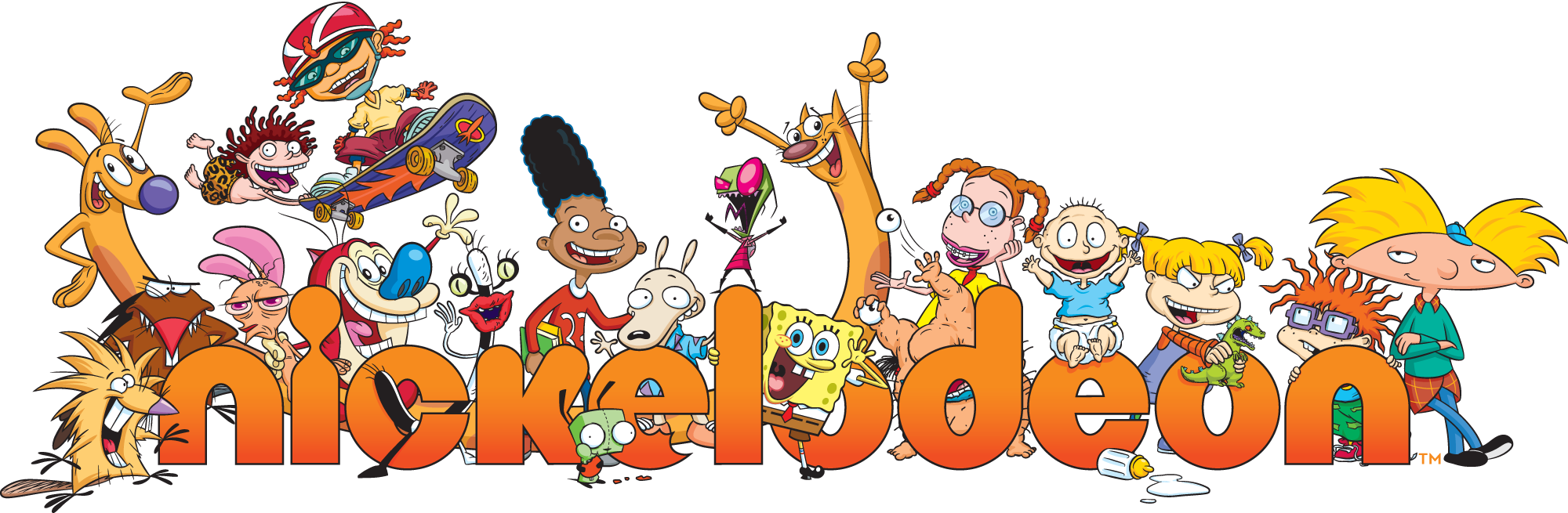 Classic Nickelodeon Characters PNG
