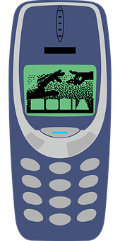 Classic Nokia Mobile Phone PNG