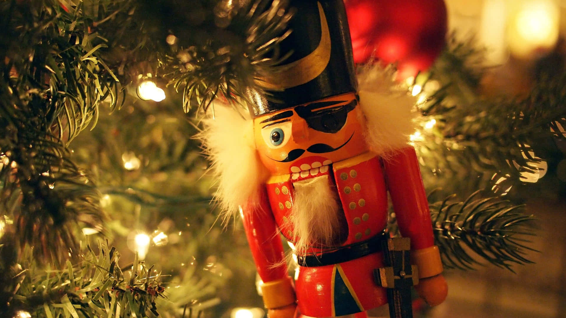 Classic Nutcracker Decoration Wallpaper
