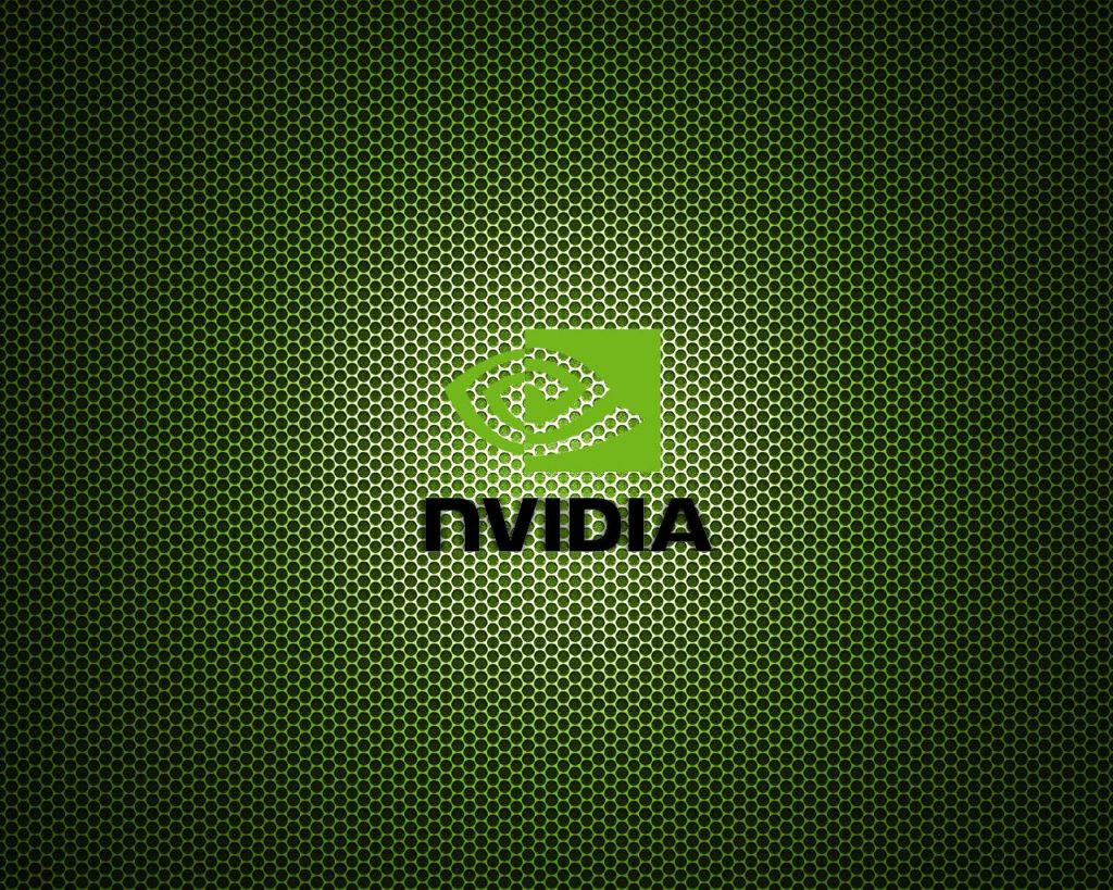 Klassisk Nvidia Eye Logo Wallpaper