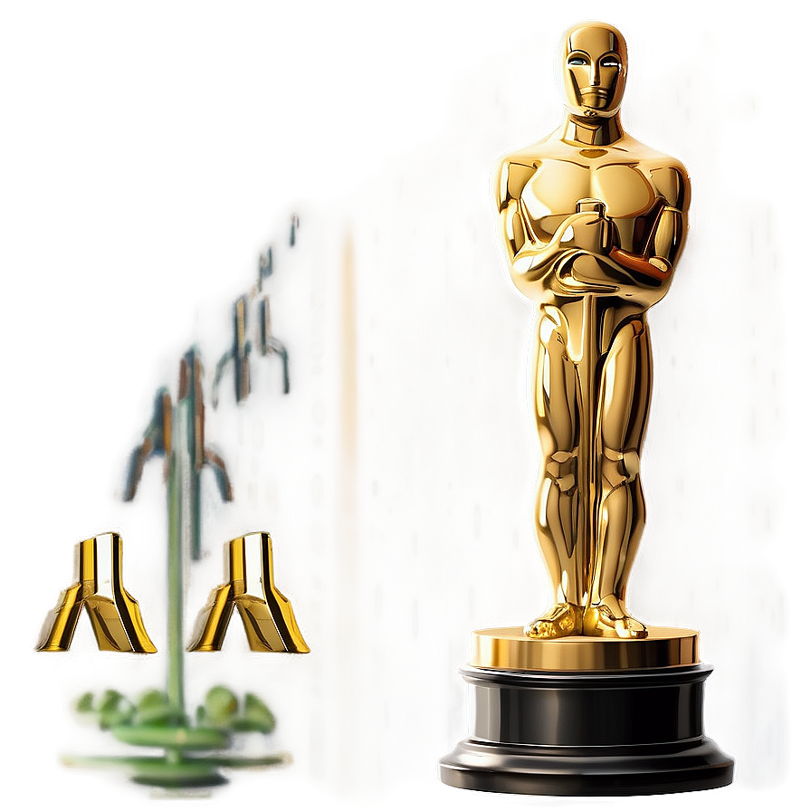 Classic Oscar Statue Png 17 PNG