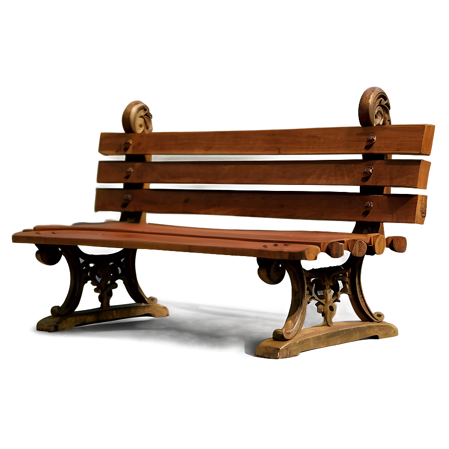 Classic Park Bench Png Lac PNG