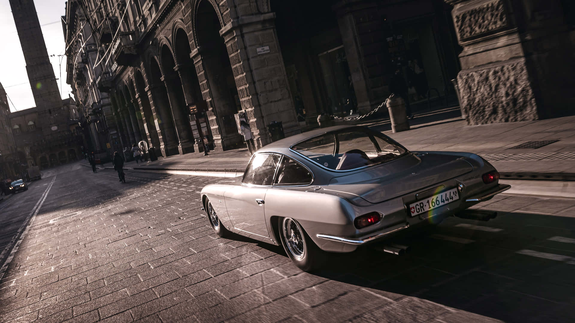 "classic Perfection - The 1964 Lamborghini 350 Gt" Wallpaper