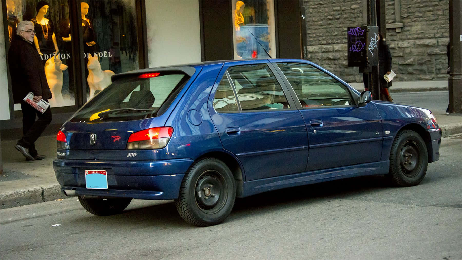 Klassinen Peugeot 306 Erinomaisessa Kunnossa Taustakuva