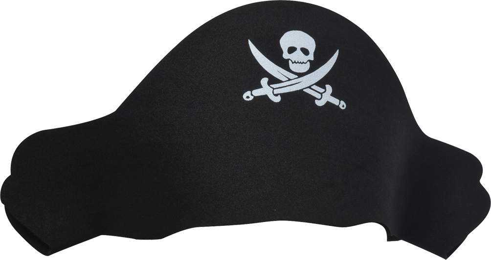 Classic Pirate Hat Skulland Crossbones PNG