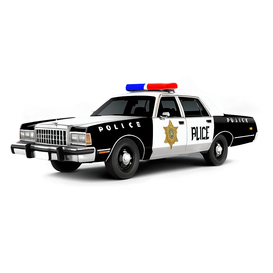 Classic Police Car Png Lgr84 PNG