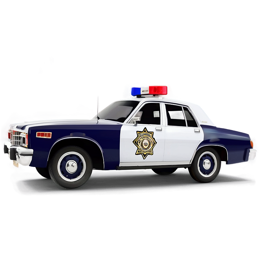 Download Classic Police Car Png Pen | Wallpapers.com