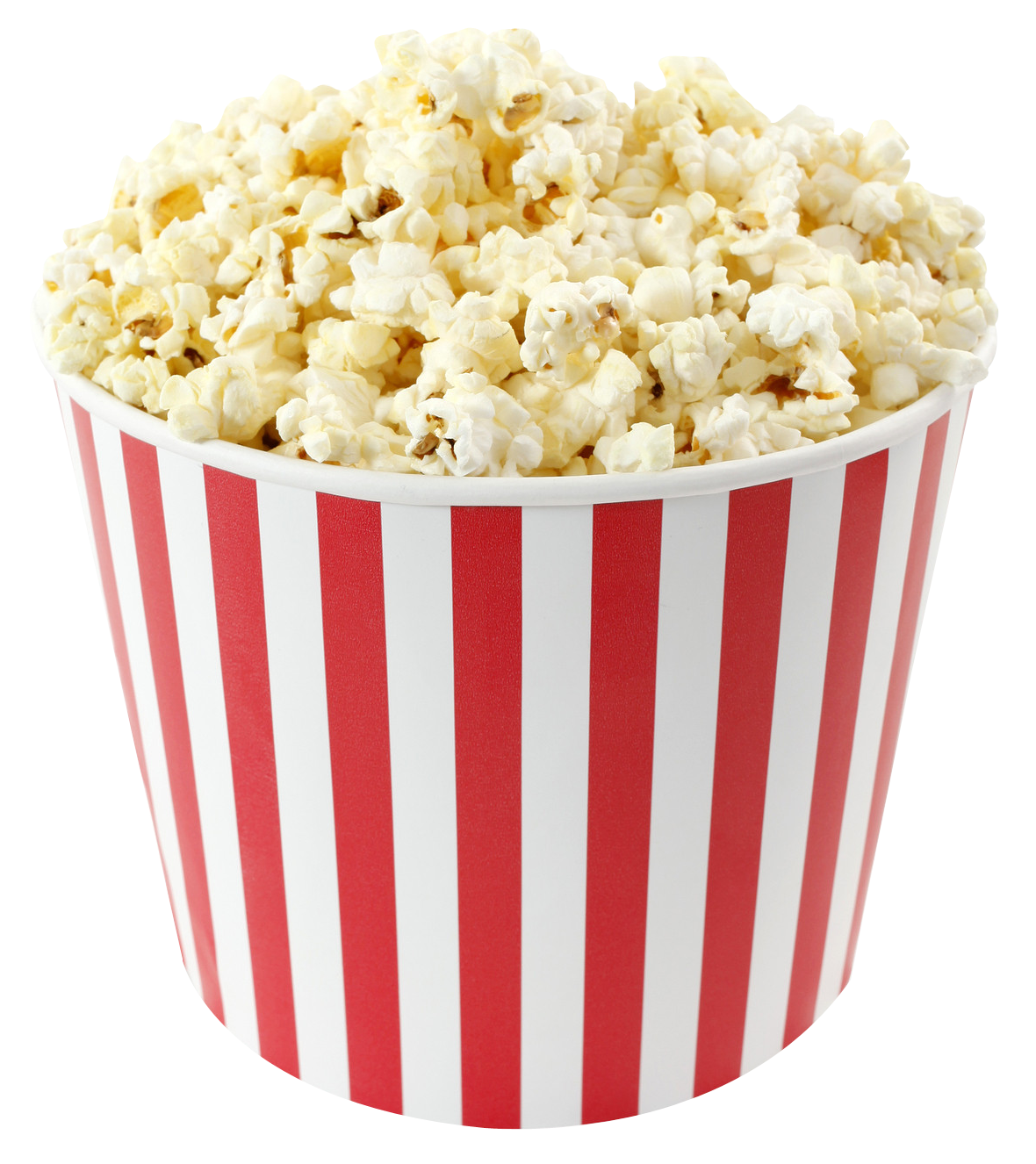 Classic Popcorn Bucket Full PNG