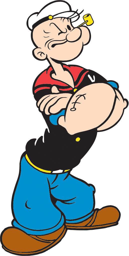 Classic Popeye Pose.png PNG