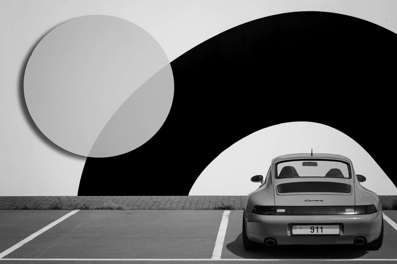 Classic Porsche 993 In A Serene Natural Setting. Wallpaper