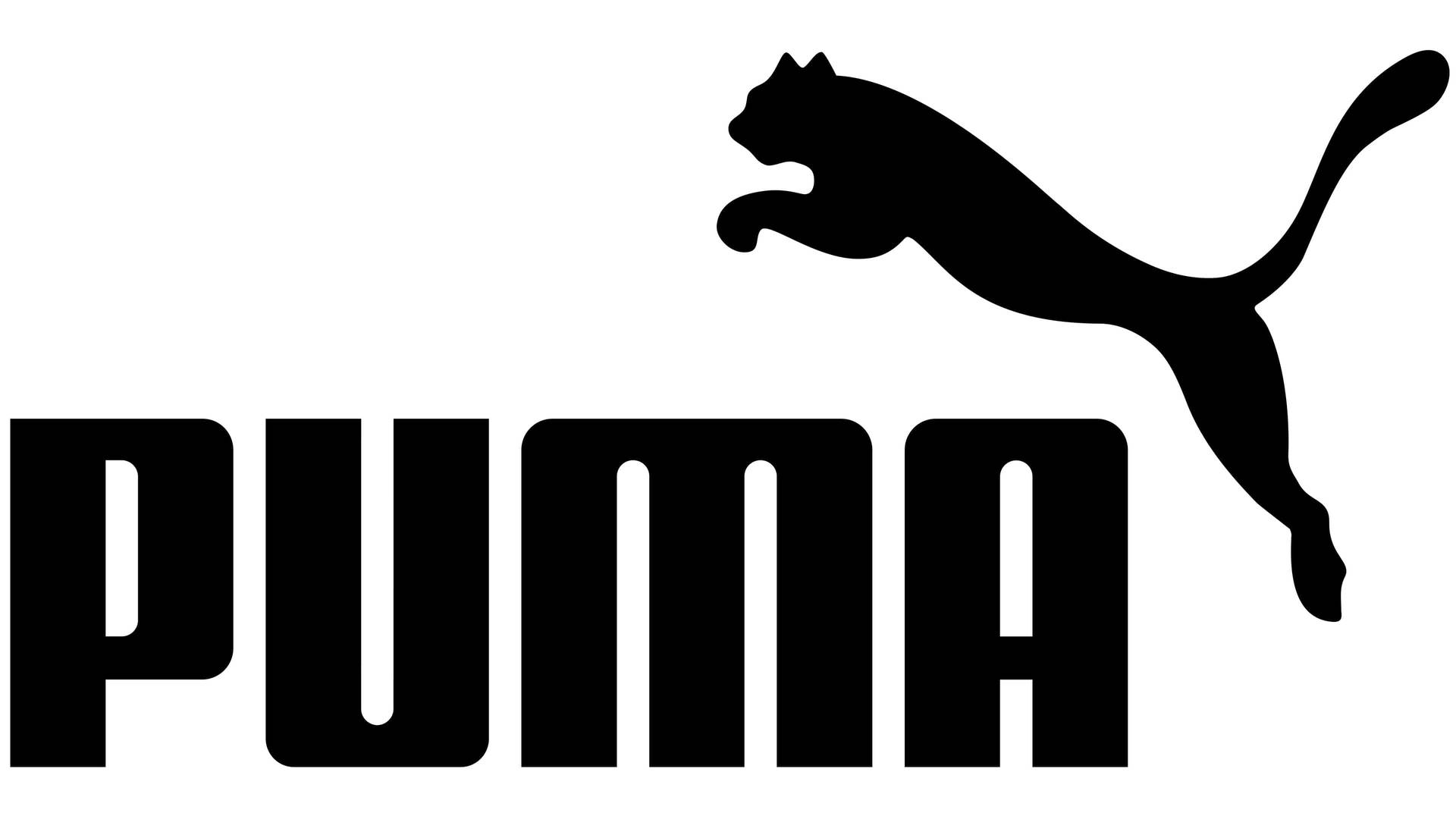 Logotipoclásico De Puma Fondo de pantalla