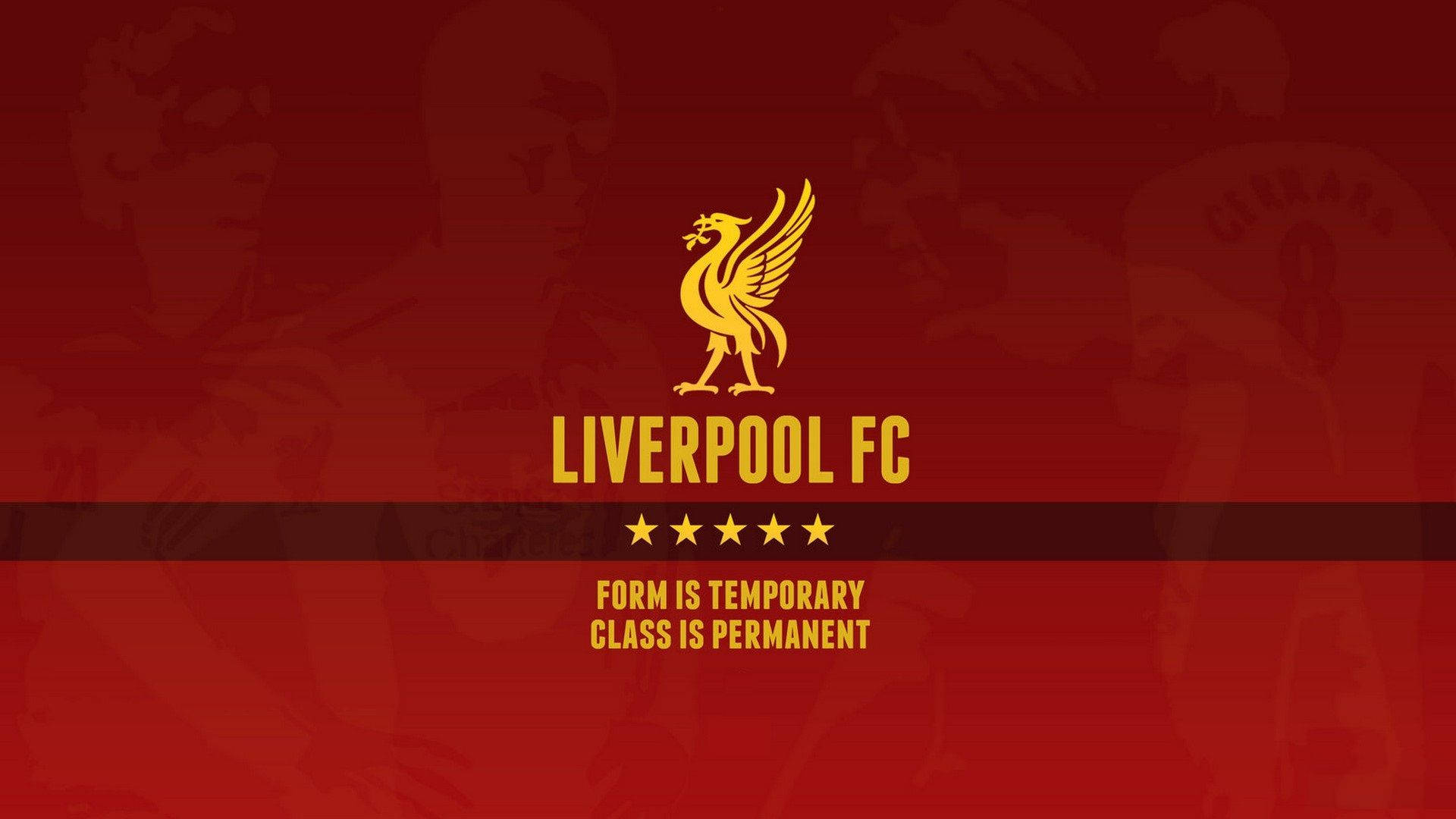 Classic Red And Gold Liverpool Fc