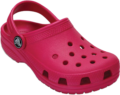 Classic Red Crocs Clog.png PNG