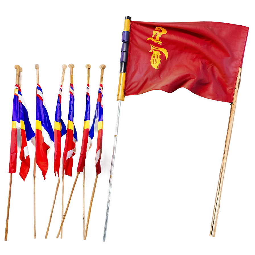 Classic Red Flag Model Png 05252024 PNG