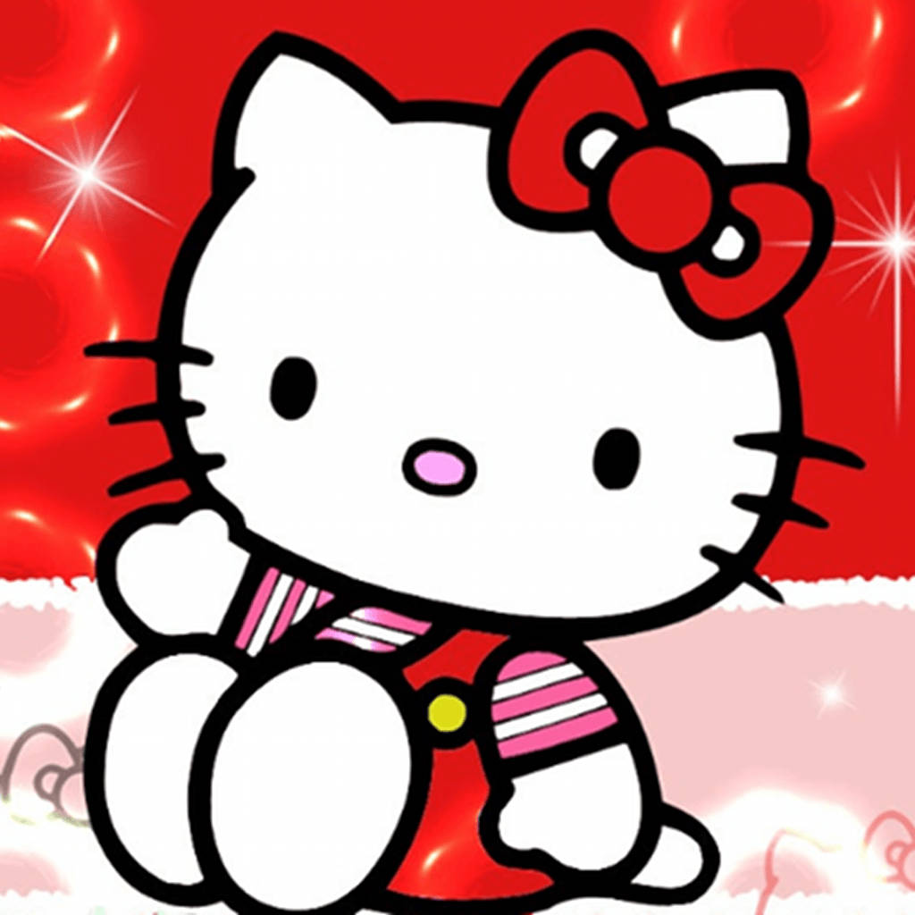 Classic Red Hello Kitty Wallpaper