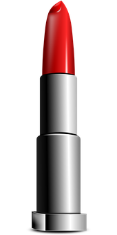 Classic Red Lipstick Product PNG