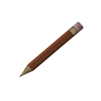 Classic Red Pencil Black Background PNG