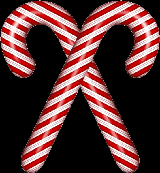 Classic Redand White Candy Cane PNG