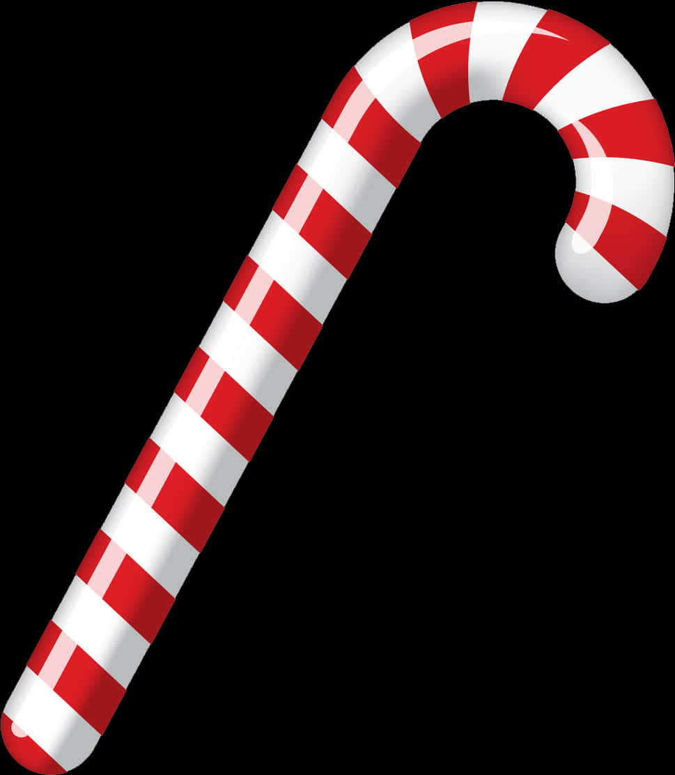 Classic Redand White Candy Cane PNG