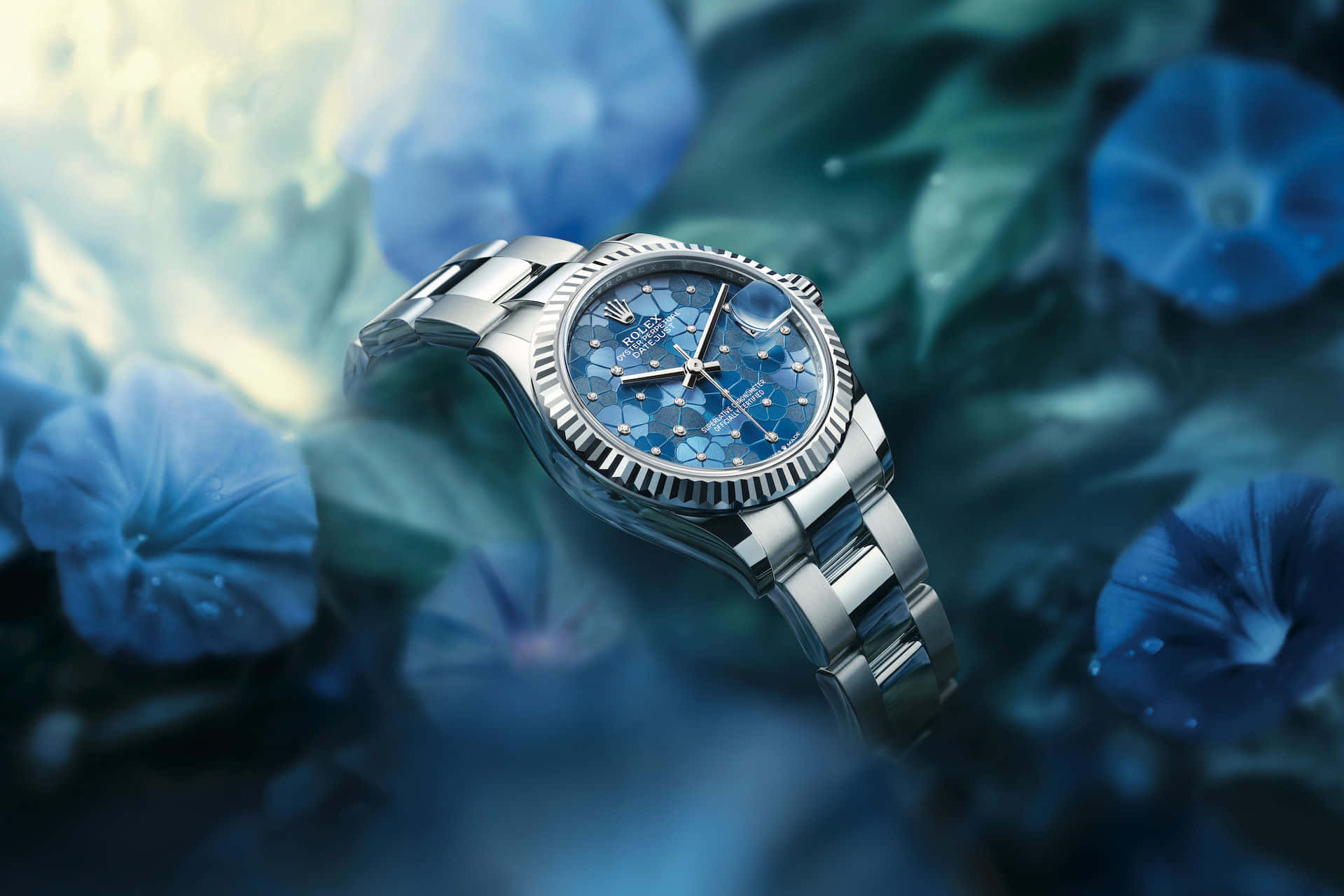 Classic Rolex Oyster Perpetual Timepiece Wallpaper