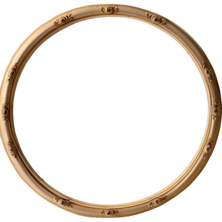 Classic Round Frame Png Iql PNG
