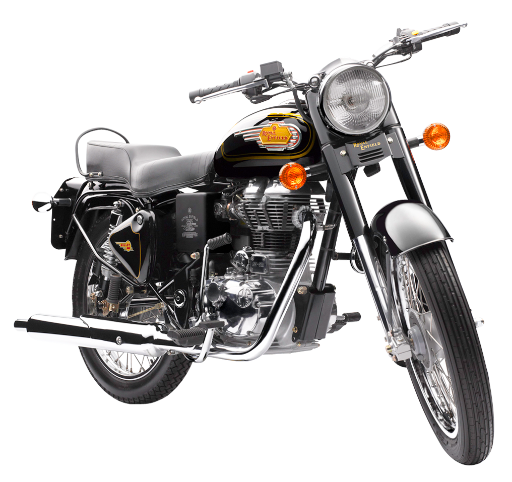 Classic Royal Enfield Motorcycle PNG