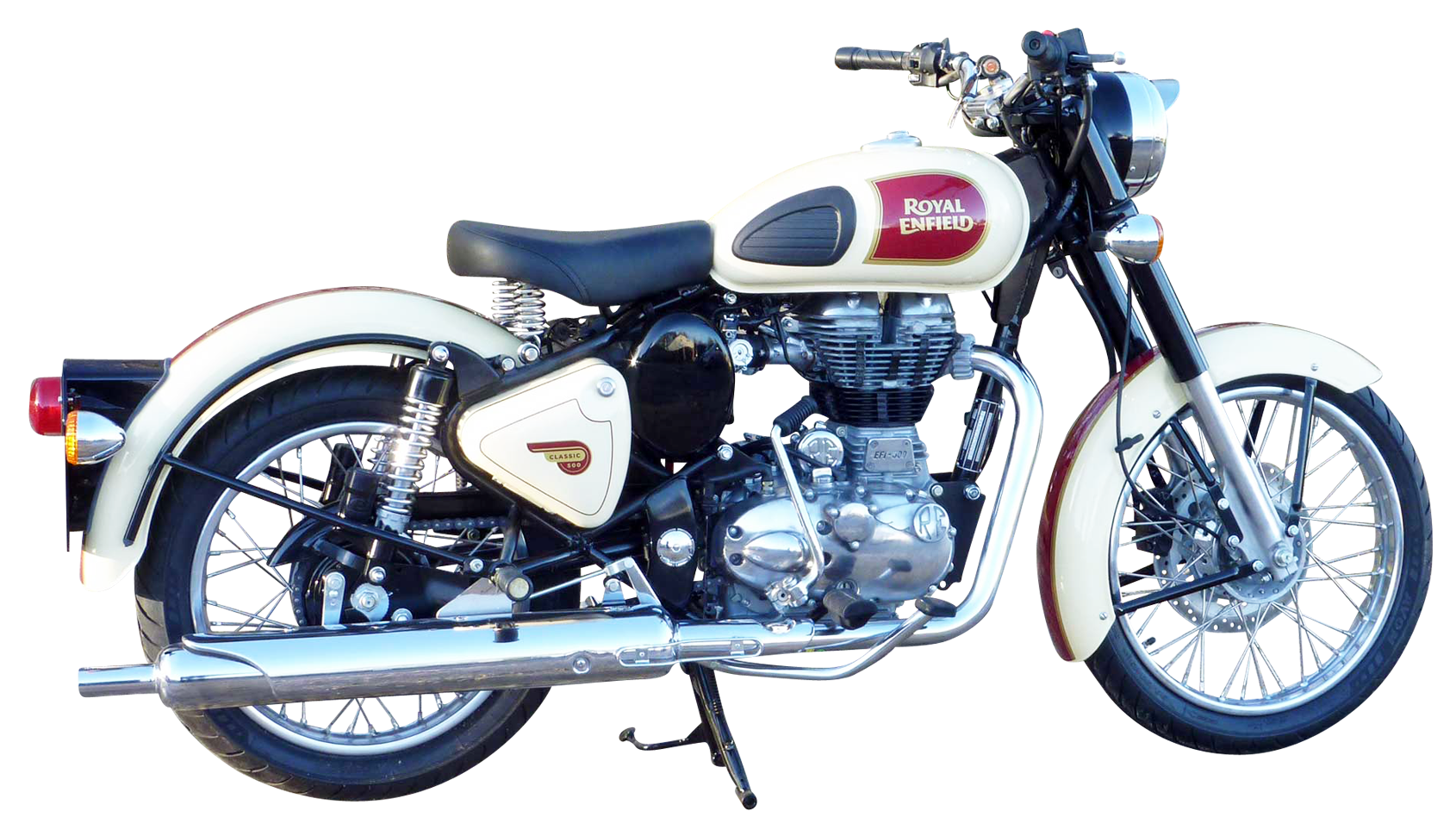Classic Royal Enfield Motorcycle PNG