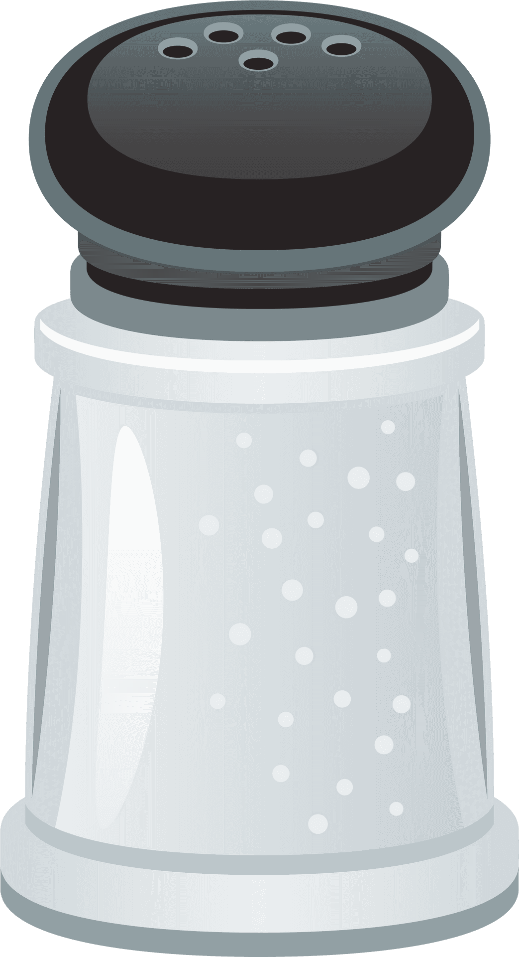 Classic Salt Shaker Vector Illustration PNG