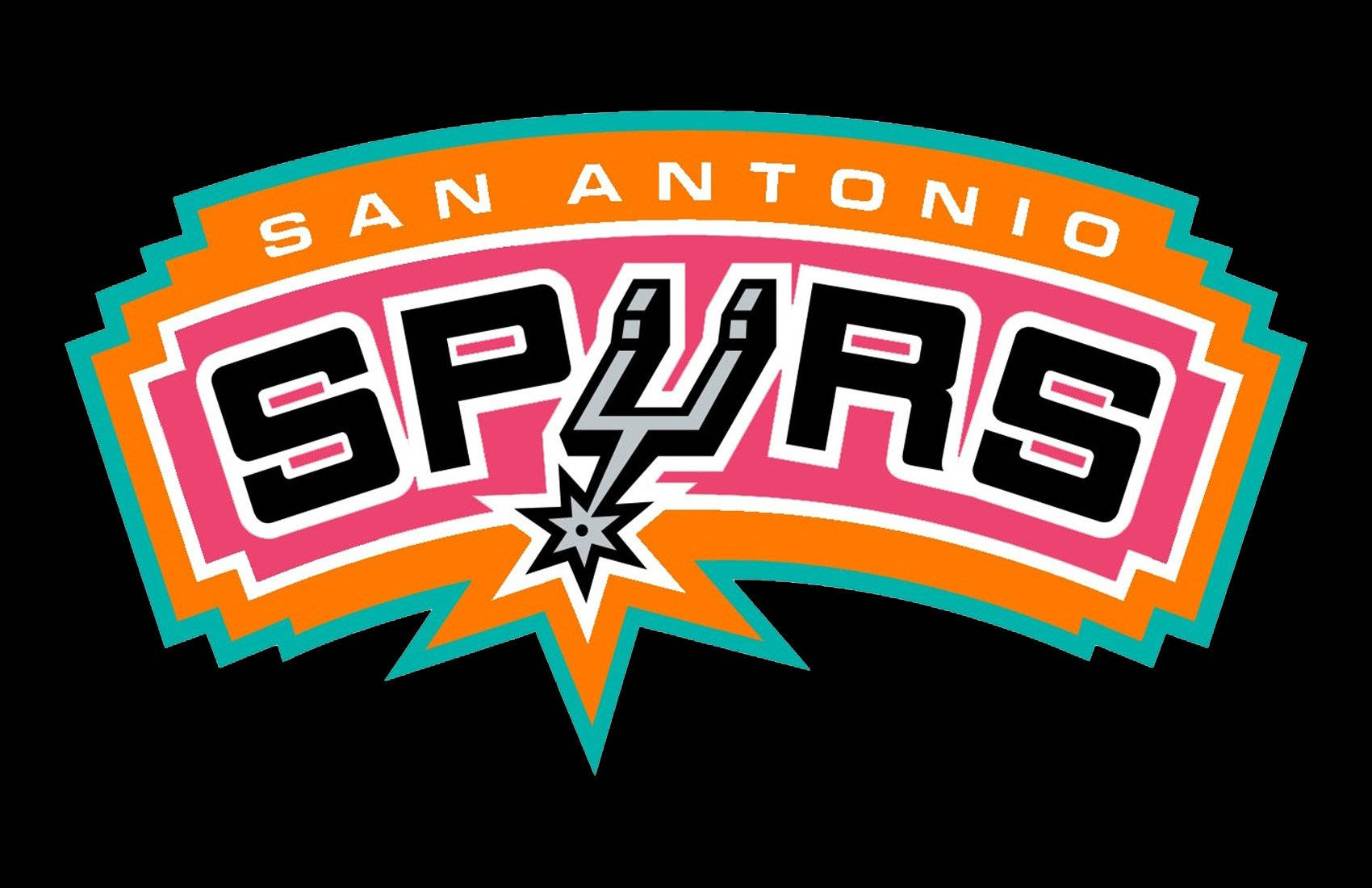 Classic San Antonio Spurs Logo Wallpaper
