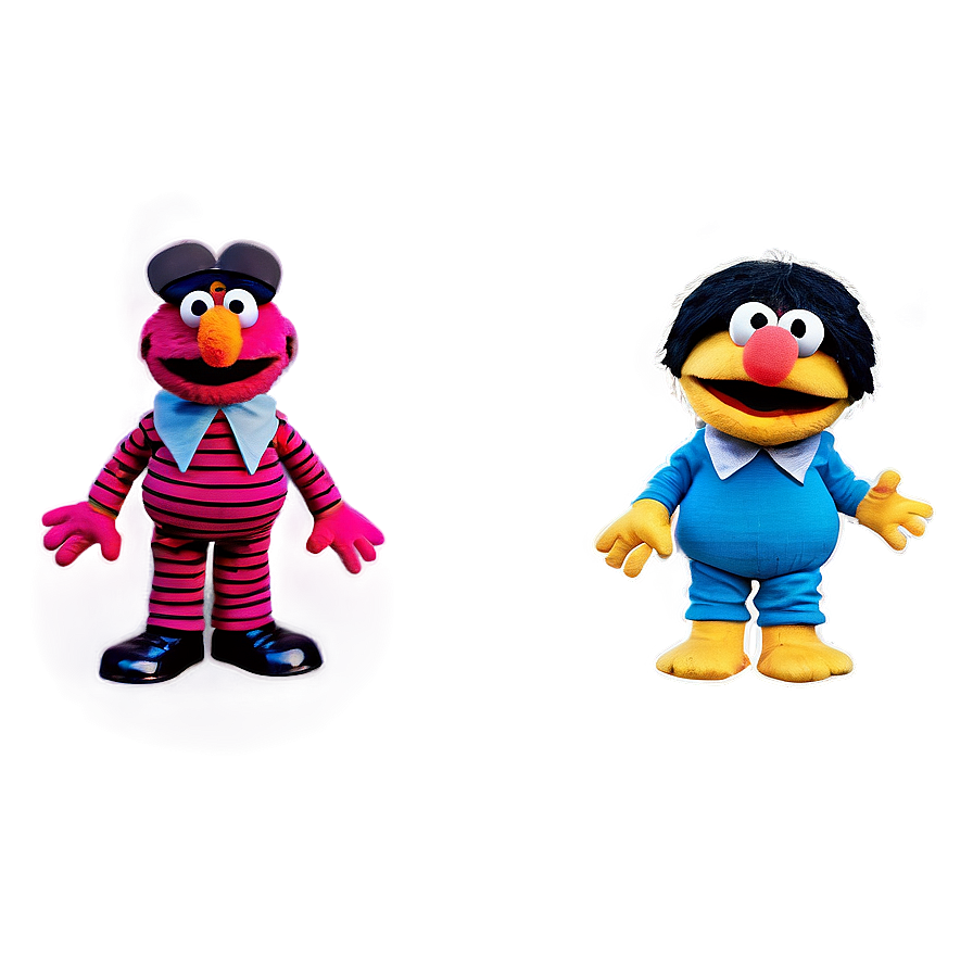 Classic Sesame Street Characters Png Vcr52 PNG