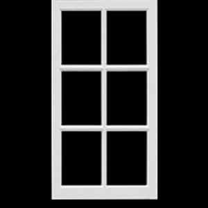 Classic Six Pane Window PNG