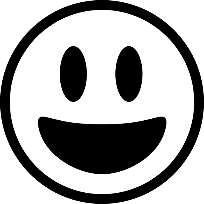 Classic Smile Emoji Graphic PNG